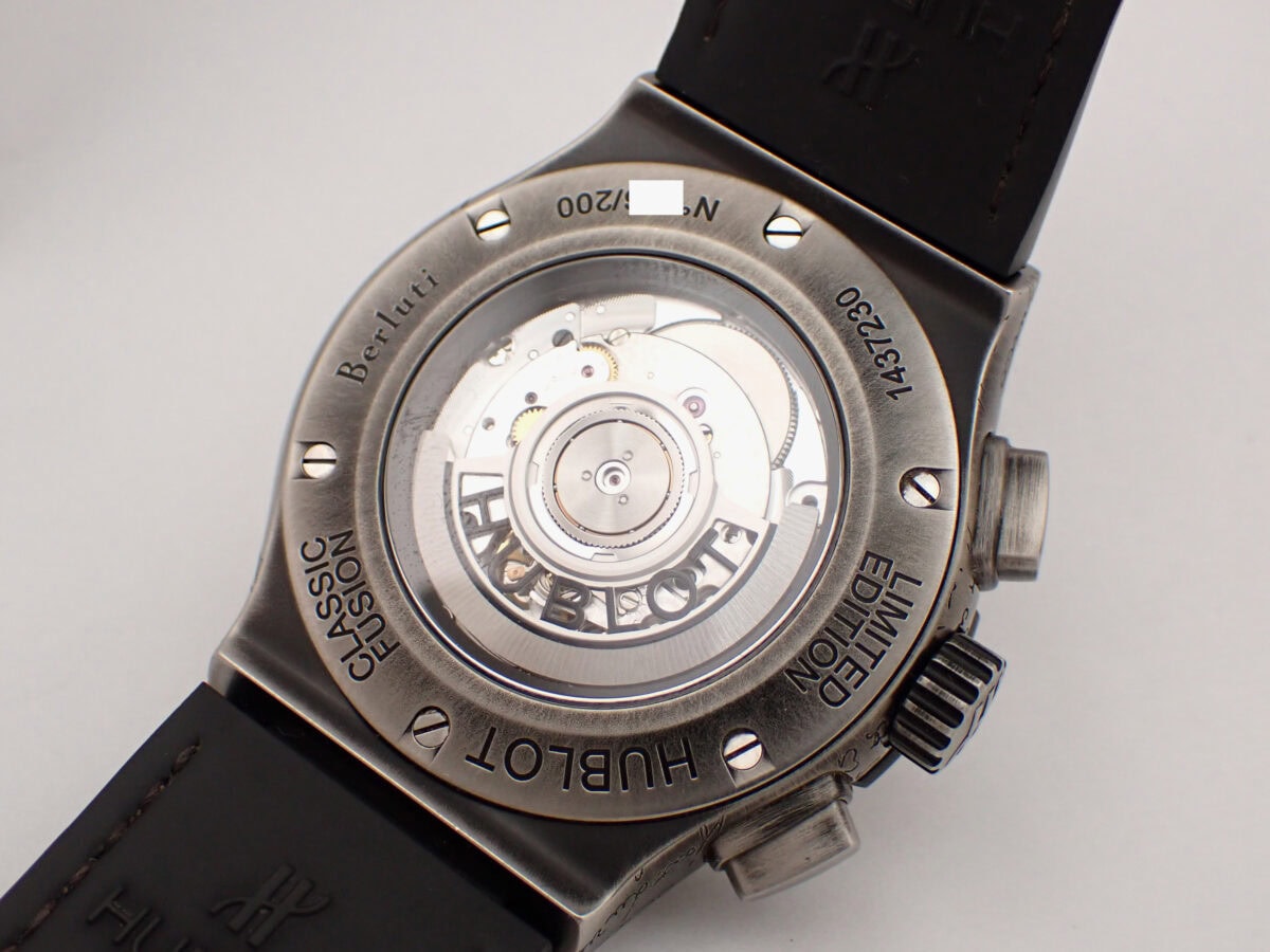 Hublot Classic Fusion Berluti ウブロ クラシック・フュージョン クロノグラフ ベルルッティ “コールドブラウン” 521.NX.051B.VR.BER19 限定200本