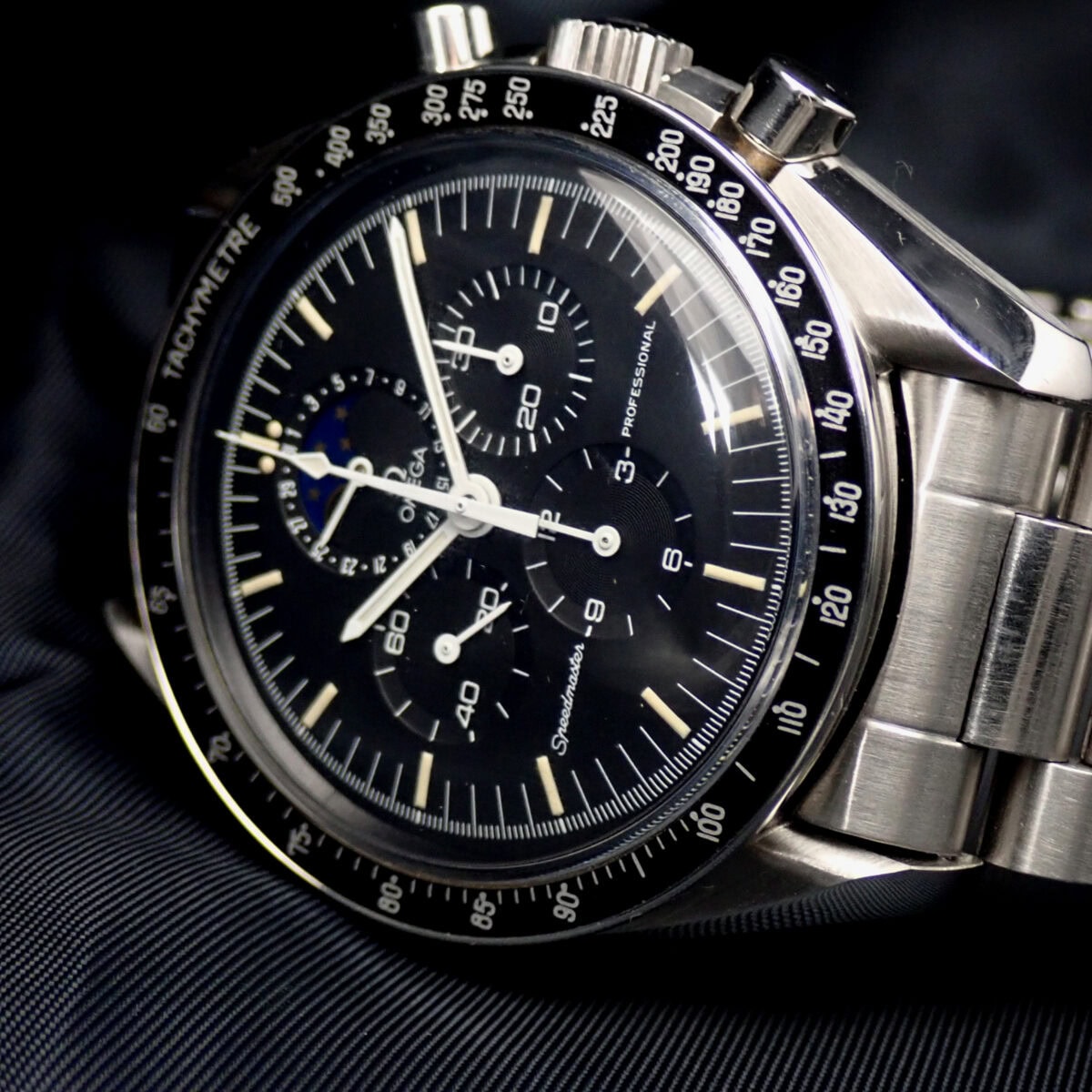 OMEGA Speedmaster オメガ スピードマスター プロフェッショナル ムーンフェイズ ST345.0809 スピーディームーン
