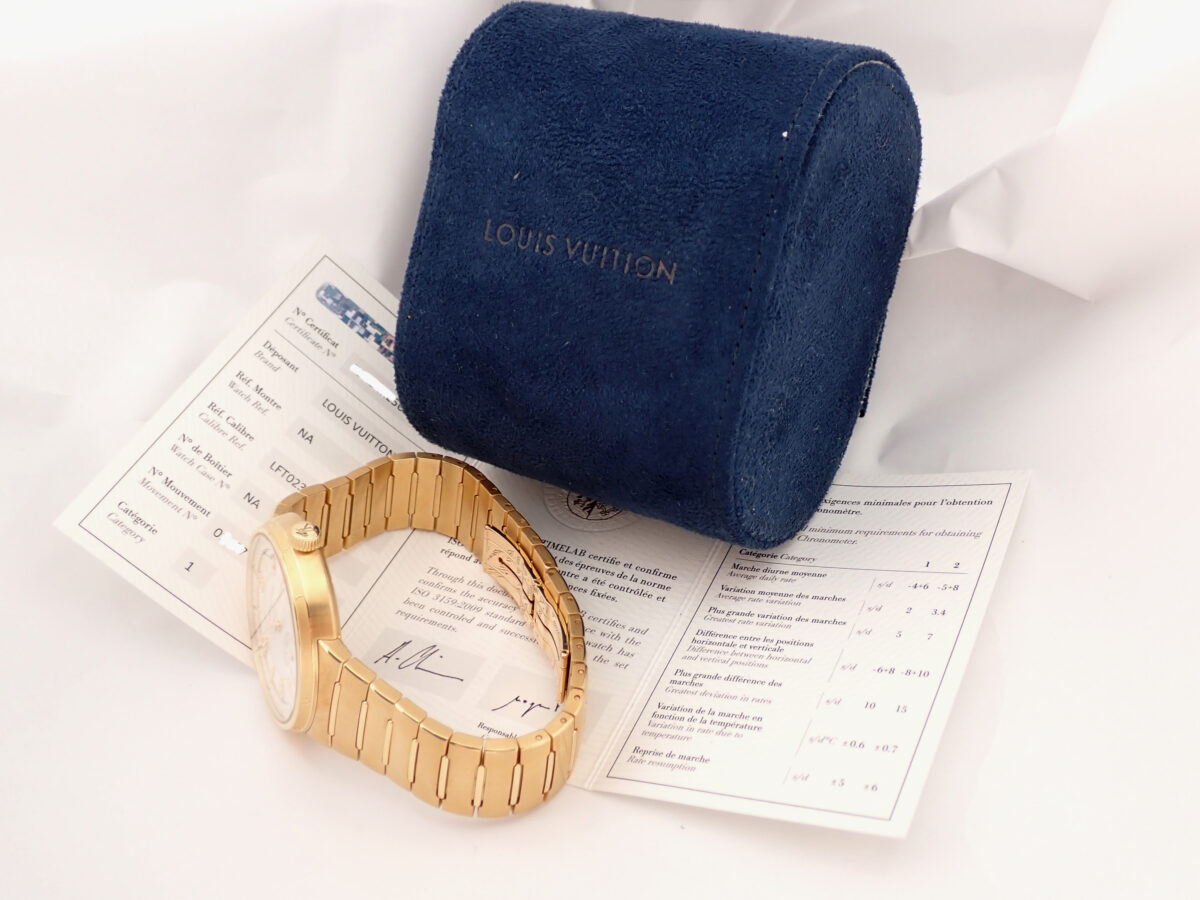 Louis Vuitton Tambour ルイ・ヴィトン タンブール W1YG10 オートマティック 40mm 18Kイエローゴールド
