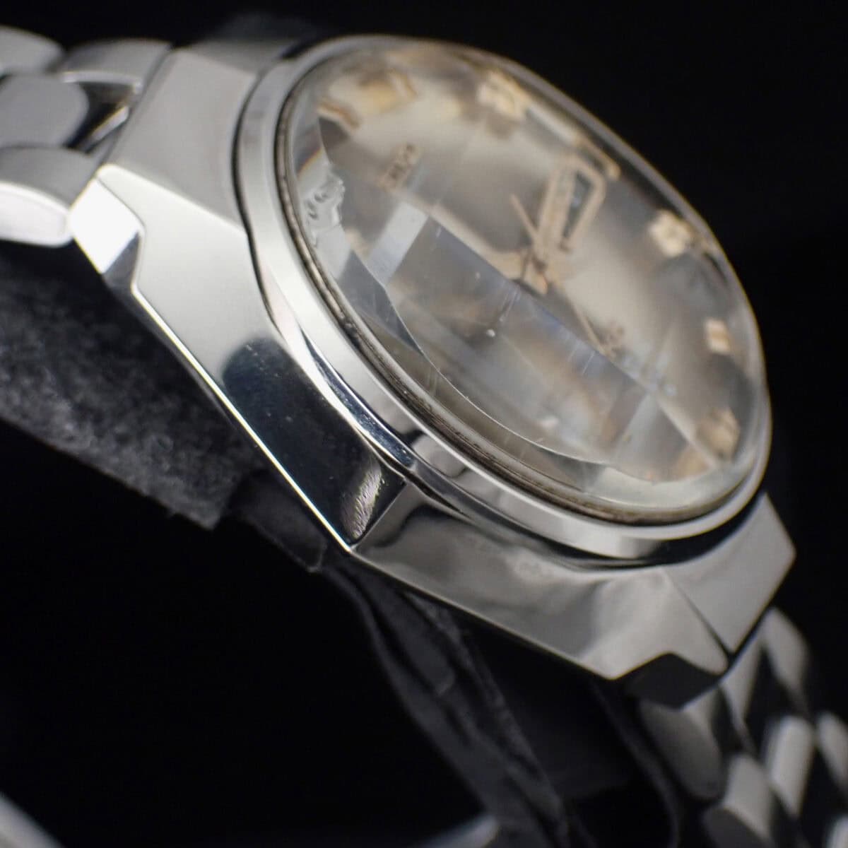 SEIKO KINGSEIKO セイコー キングセイコー バナック 5626-7140 ブラウングラデーション 自動巻 9面カットガラス 1972年製