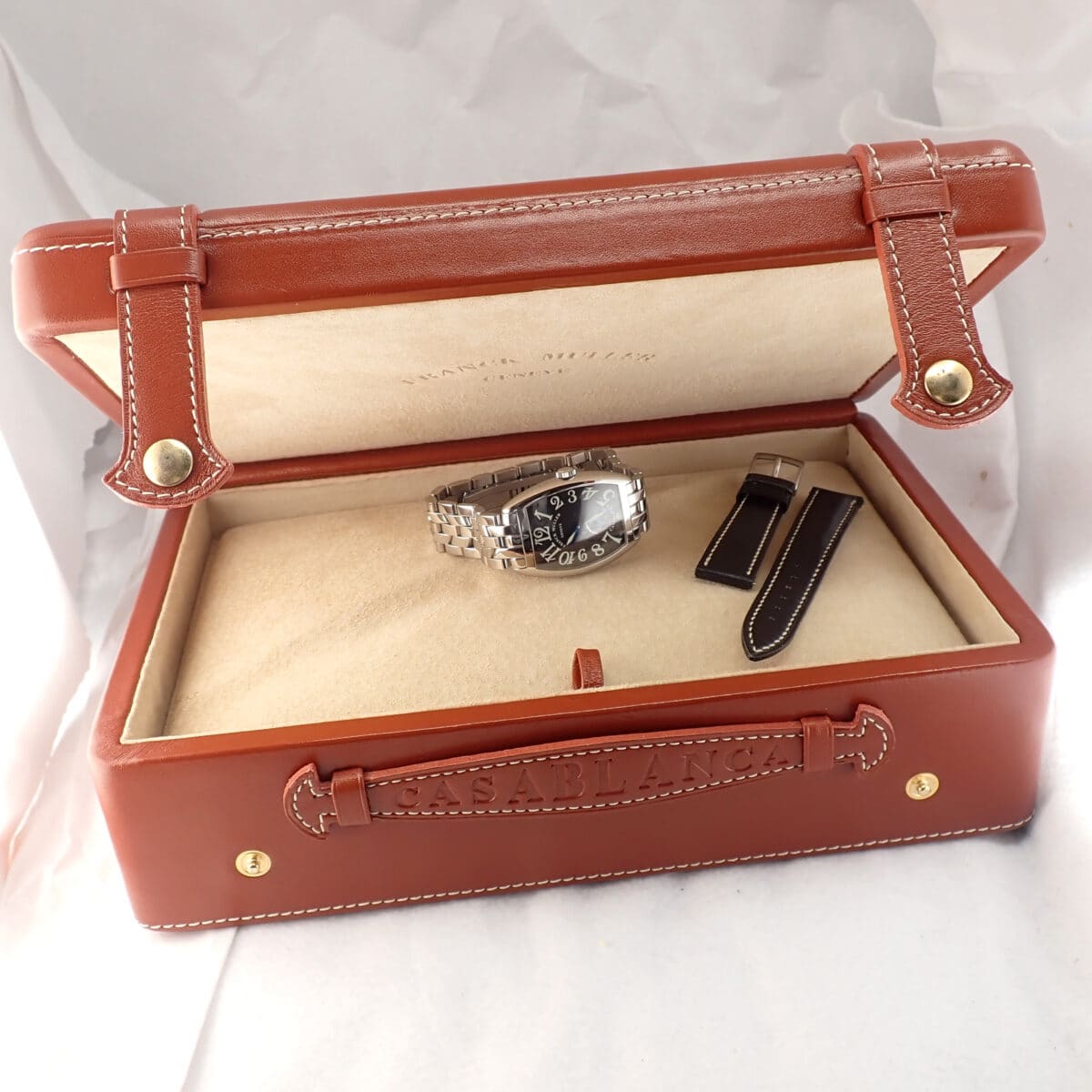 11 FRANCK MULLER Casablanca フランク ミュラー カサブランカ 7502 S6 スモールセコンド ボーイズ ブラックダイヤル