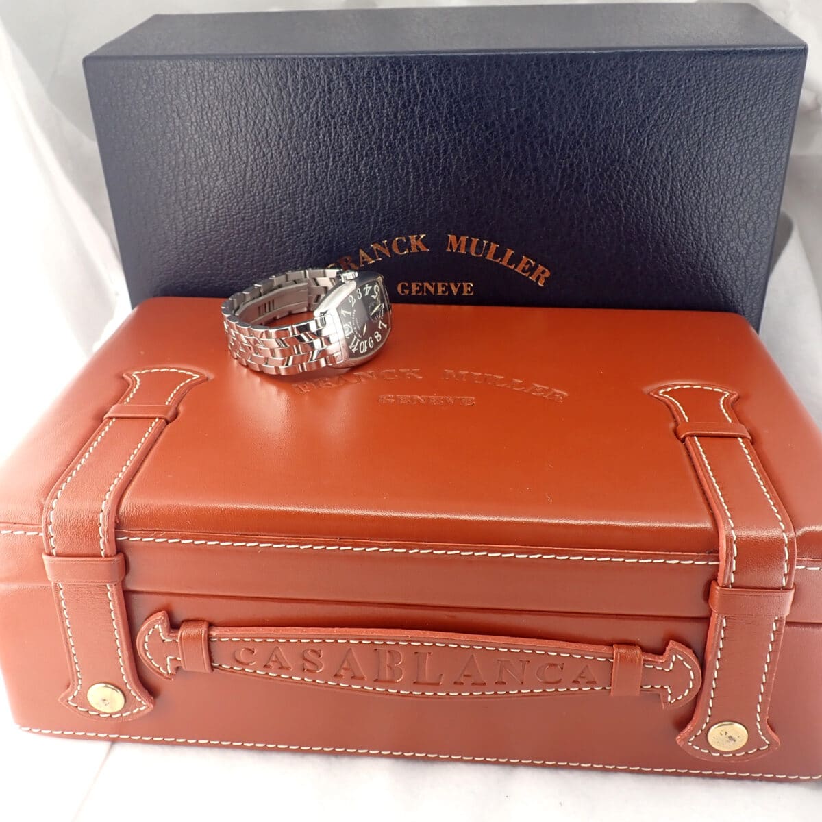 12 FRANCK MULLER Casablanca フランク ミュラー カサブランカ 7502 S6 スモールセコンド ボーイズ ブラックダイヤル