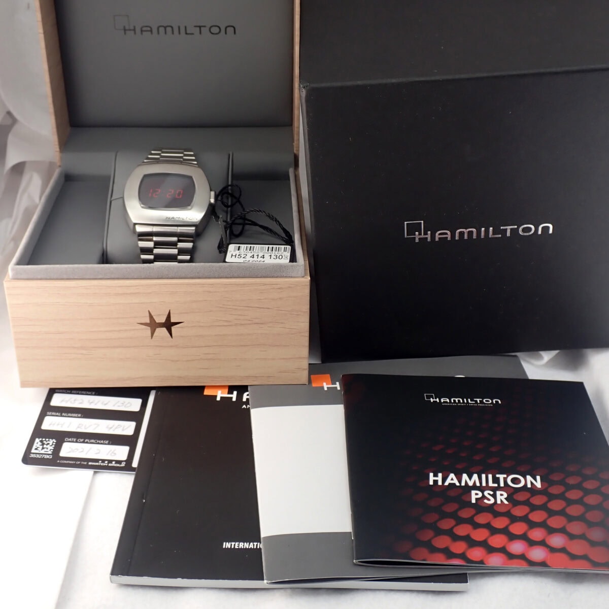 HAMILTON PSR ハミルトン パルサー50周年記念 アメリカン クラシック PSR Digital Quartz H52414130