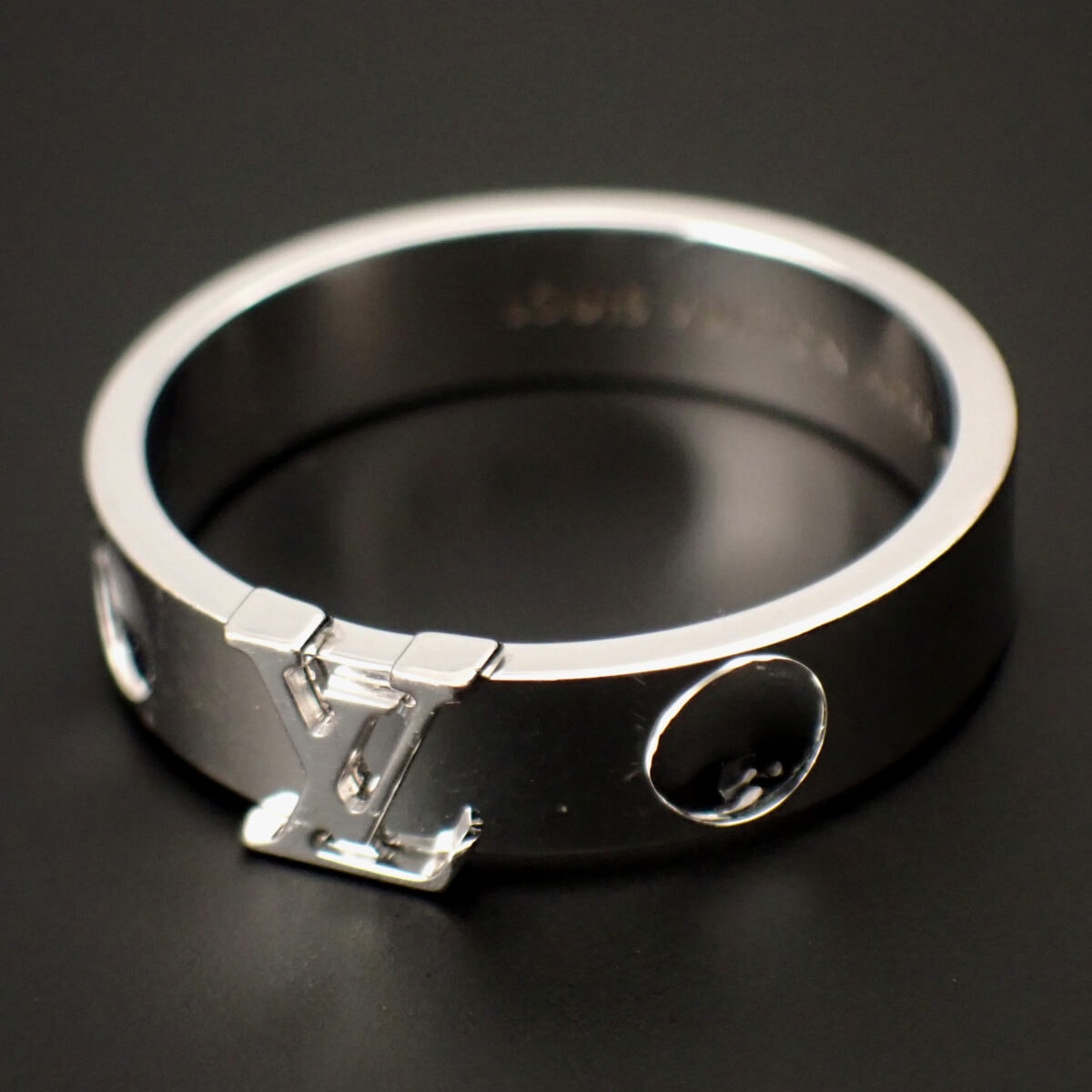 001 Loius Vuitton empreinte ルイヴィトン リング アンプラント LV(ホワイトゴールド)19.5号