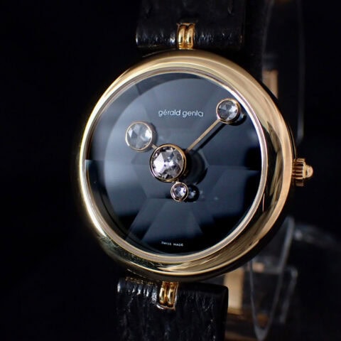 001 GERALD GENTA ジェラルド・ジェンタ G.3170.7 ミステリーダイヤ ラウンドウォッチ K18YG 34mm