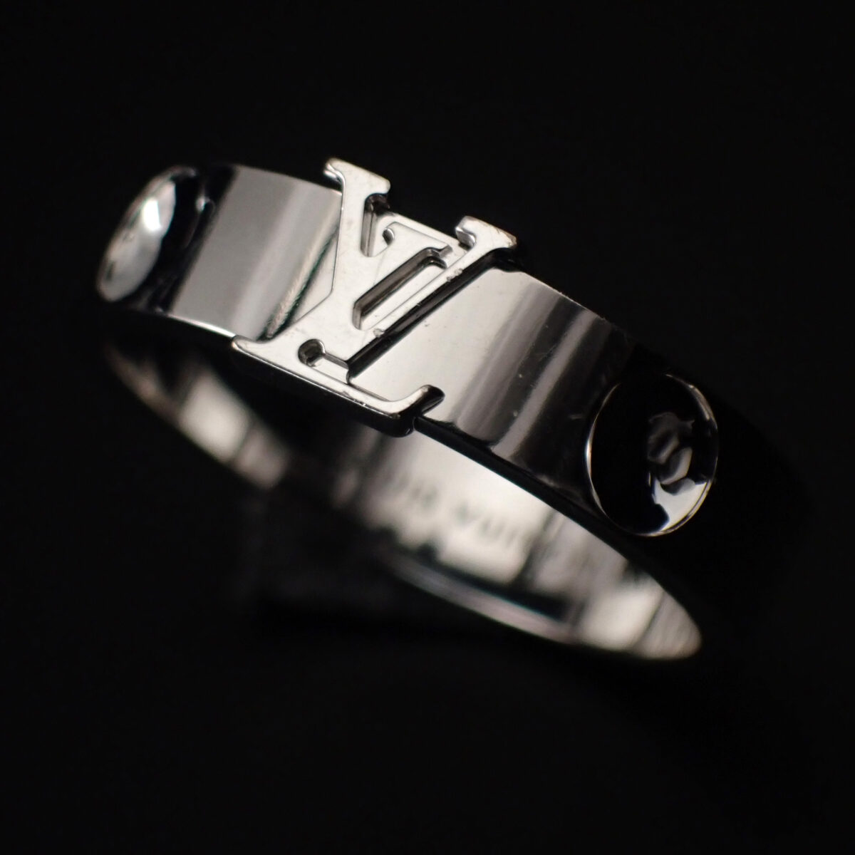 002 Loius Vuitton empreinte ルイヴィトン リング アンプラント LV(ホワイトゴールド)19.5号