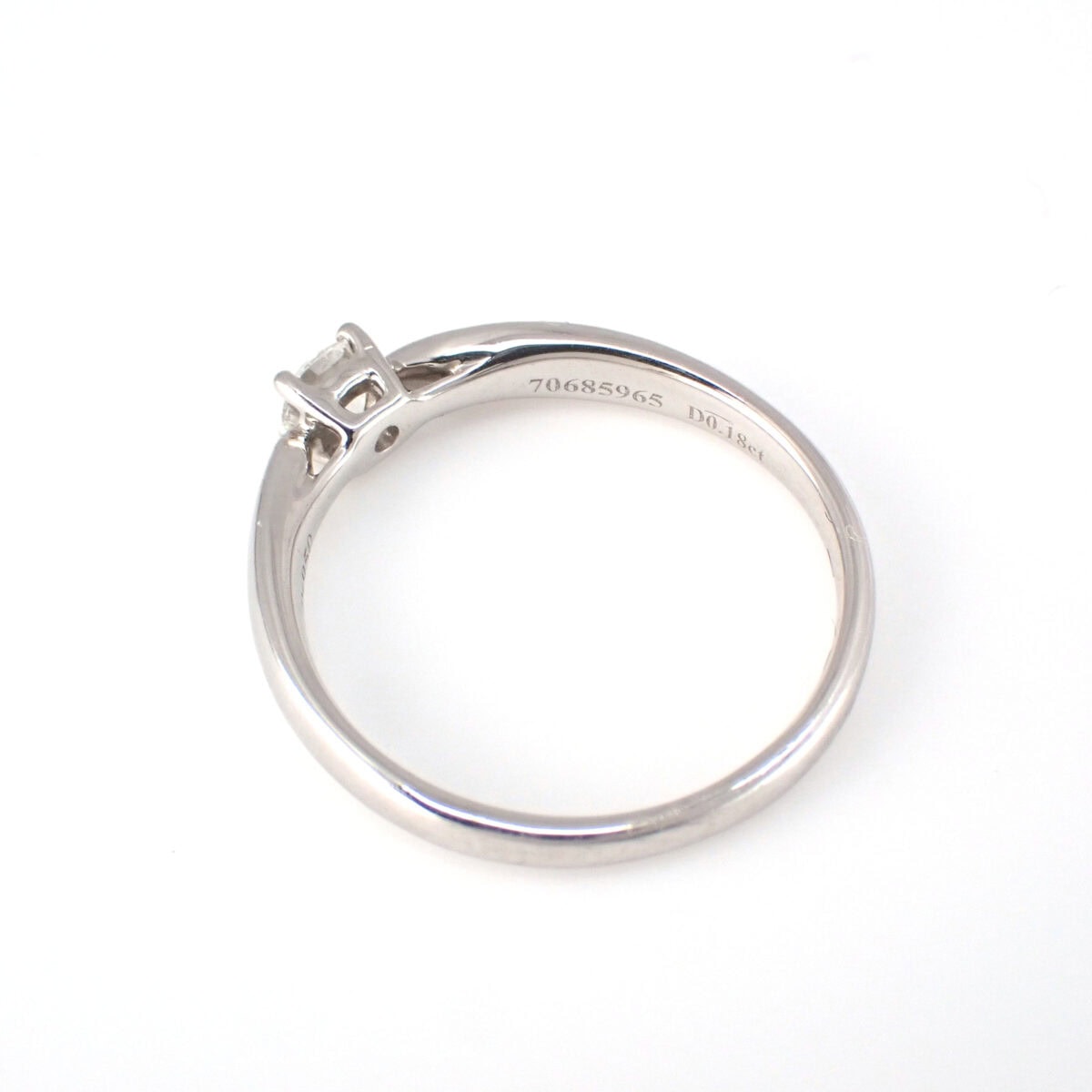 Tiffany Diamond Ring ティファニー ダイヤモンドリング ソリティア  0.18ct G – VVS1 – 3EX