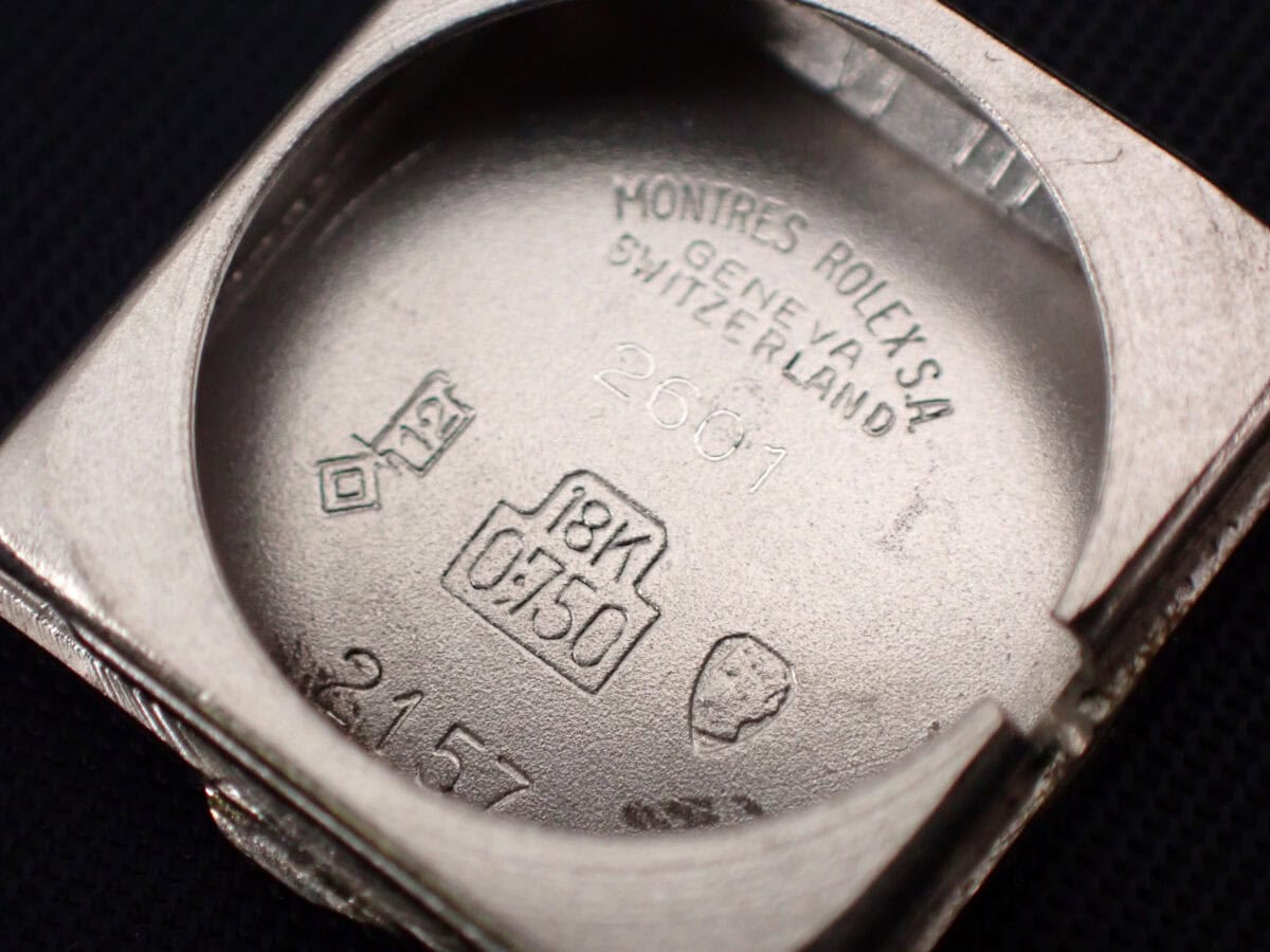 002 ROLEX Precision White Gold ロレックス プレシジョン 2157 WG 手巻き Cal.1400 1968年製