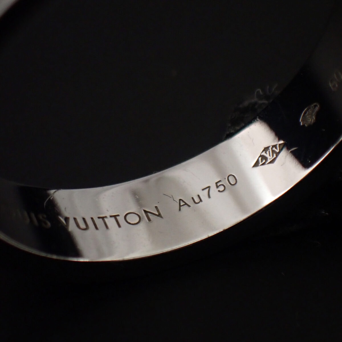 004 Loius Vuitton empreinte ルイヴィトン リング アンプラント LV(ホワイトゴールド)19.5号