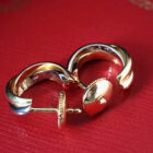 004 Cartier Trinity Earrings カルティエ トリニティ ピアス ミニモデル 18Kスリーゴールド B8301540