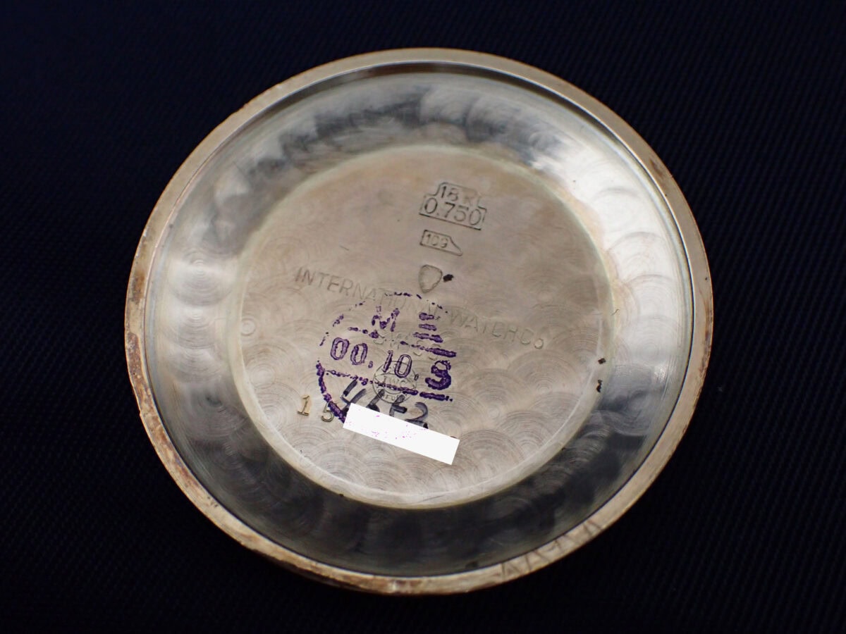 004 - コピー IWC Vintage Round 18K Solid Gold Cal.853 アイダブリューシー ヴィンテージ ラウンド 18金イエローゴールド オートマチック Cal.853 1959年