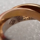 005 Cartier Trinity Earrings カルティエ トリニティ ピアス ミニモデル 18Kスリーゴールド B8301540