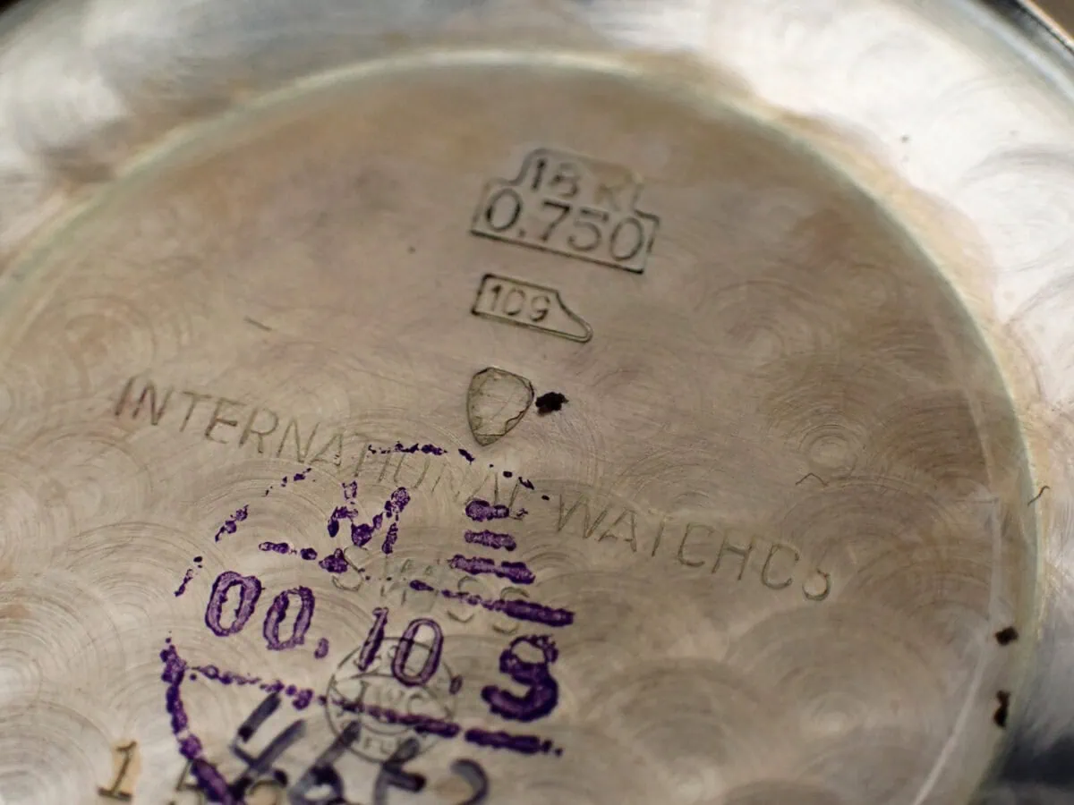 006 IWC Vintage Round 18K Solid Gold Cal.853 アイダブリューシー ヴィンテージ ラウンド 18金イエローゴールド オートマチック Cal.853 1959年