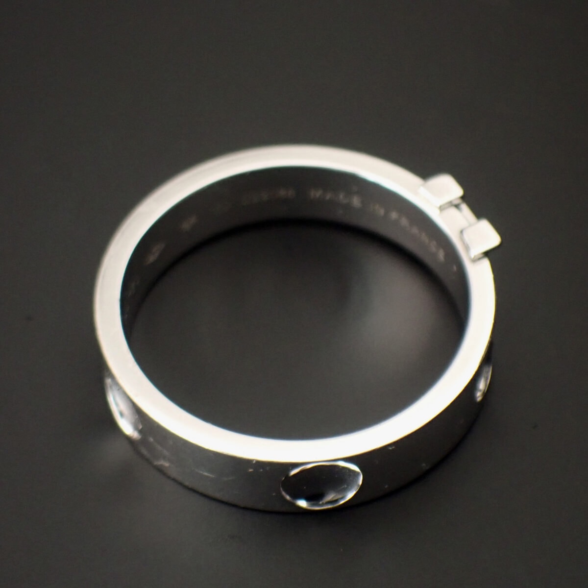 007 Loius Vuitton empreinte ルイヴィトン リング アンプラント LV(ホワイトゴールド)19.5号