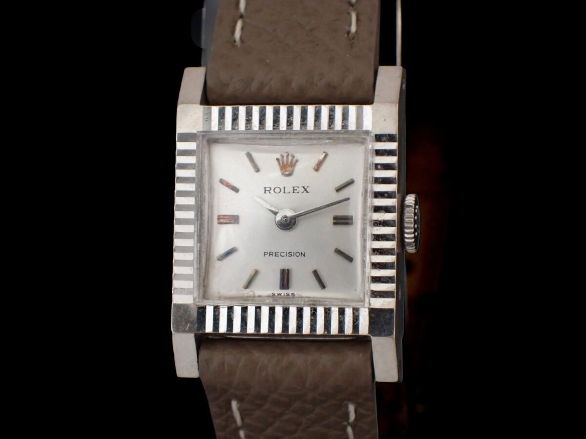 01 ROLEX Precision White Gold ロレックス プレシジョン 2157 WG 手巻き Cal.1400 1968年製