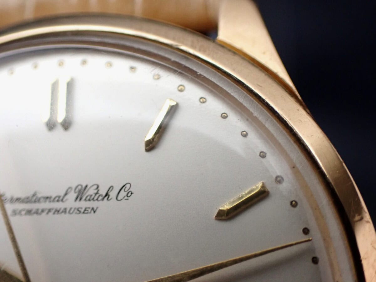 04 IWC Vintage Round 18K Solid Gold Cal.853 アイダブリューシー ヴィンテージ ラウンド 18金イエローゴールド オートマチック Cal.853 1959年