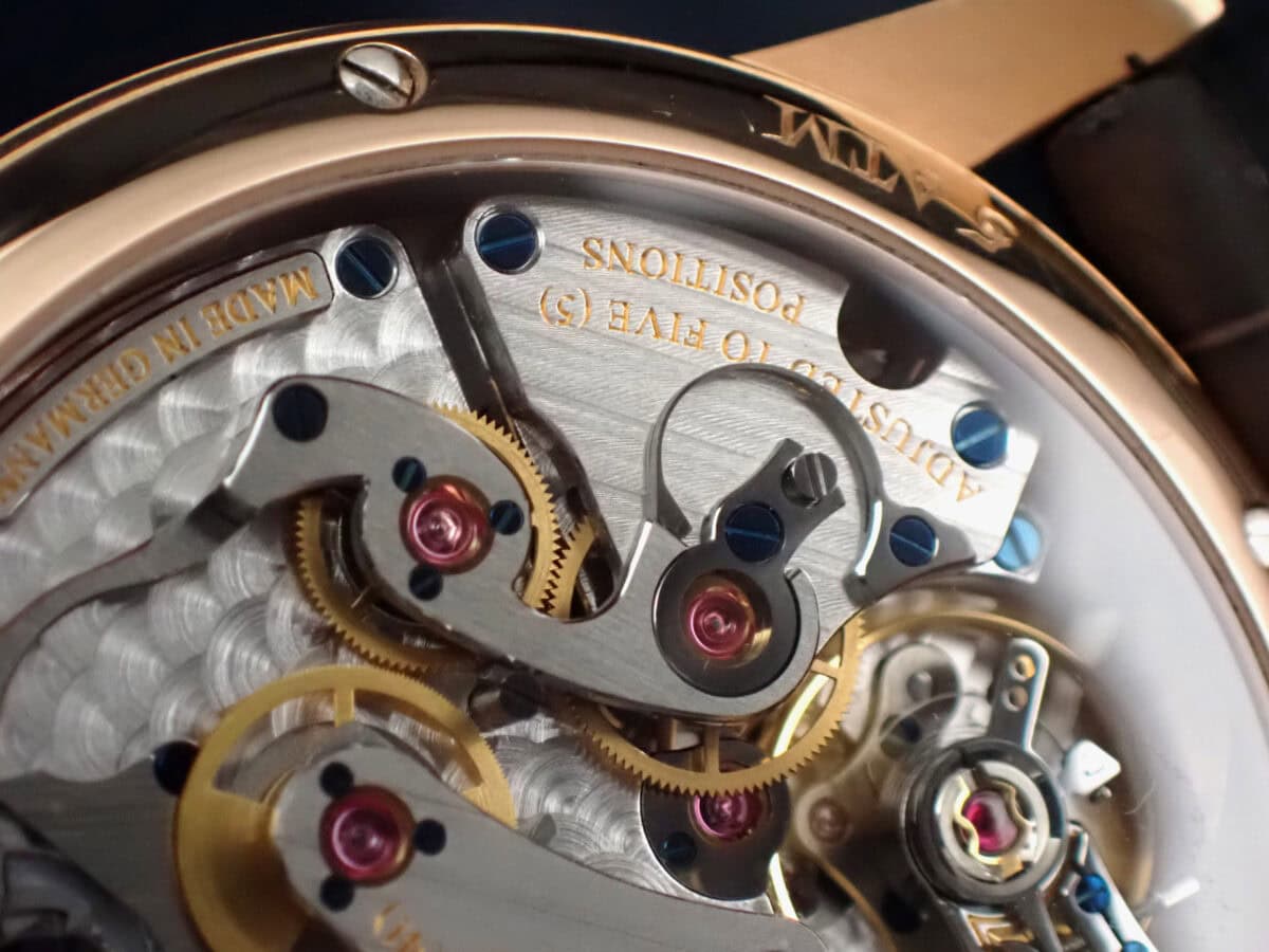 10 GLASHUTTE ORIGINAL グラスヒュッテ・オリジナル パノグラフ 1-61-03-25-15-05 18Kレッドゴールド シルバー文字盤 フライバック クロノグラフ