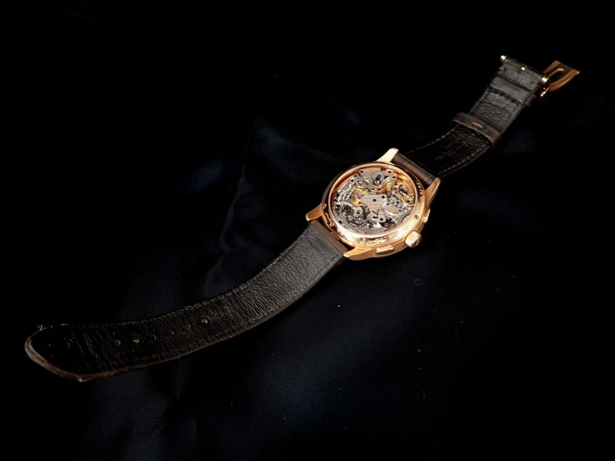 13 GLASHUTTE ORIGINAL グラスヒュッテ・オリジナル パノグラフ 1-61-03-25-15-05 18Kレッドゴールド シルバー文字盤 フライバック クロノグラフ