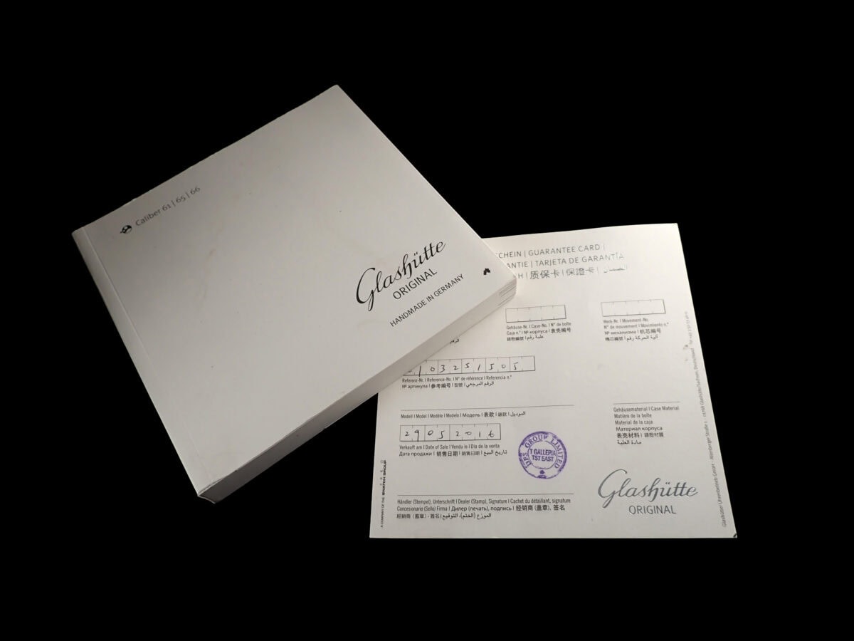 PC160011 GLASHUTTE ORIGINAL グラスヒュッテ・オリジナル パノグラフ 1-61-03-25-15-05 18Kレッドゴールド シルバー文字盤 フライバック クロノグラフ