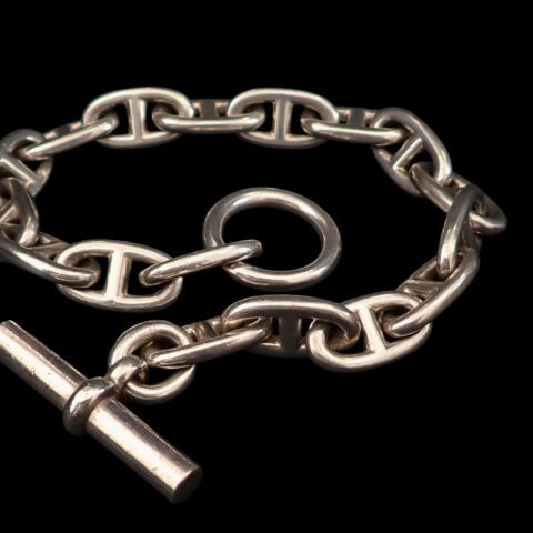 001 HERMES Chaine d’Ancre エルメス シェーヌダンクル GM 17コマ マルジェラ期 ロングサイズ