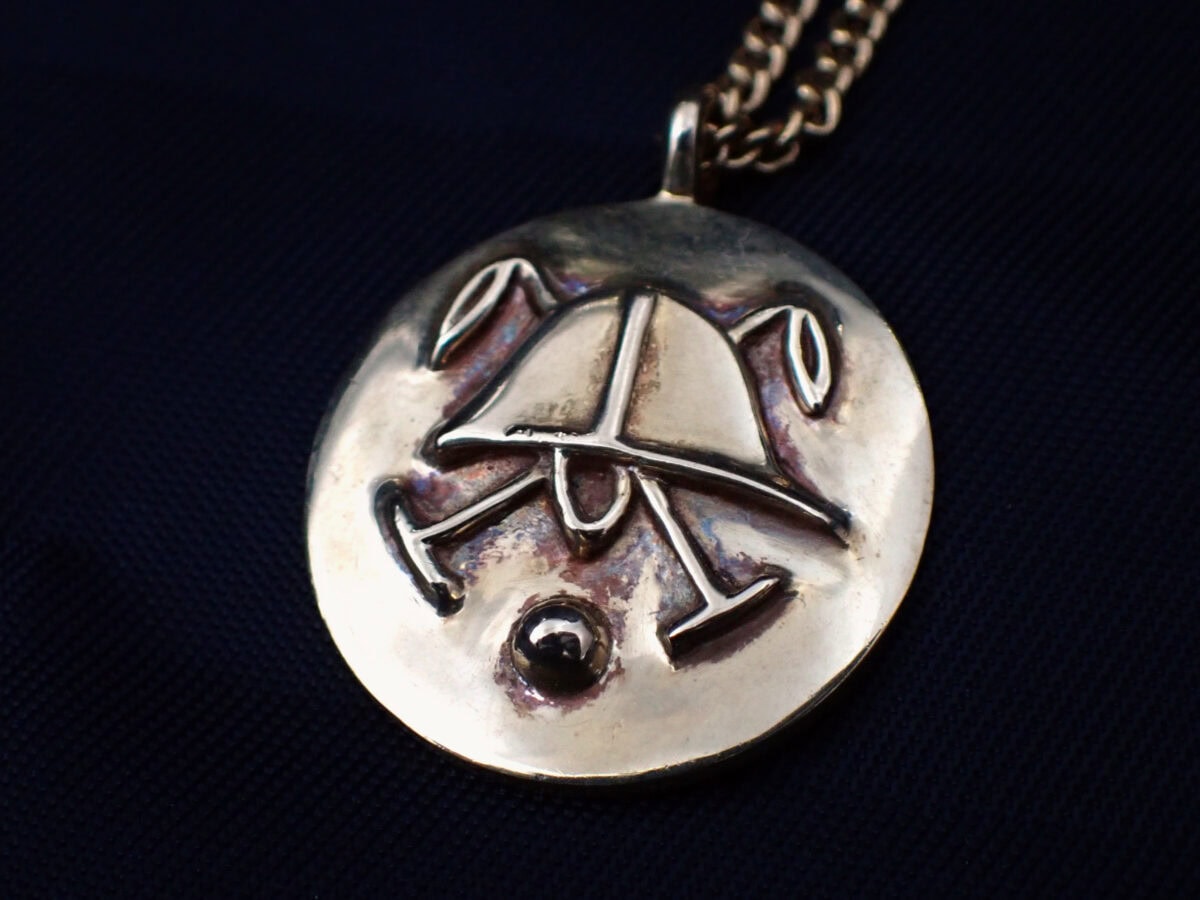 Tiffany & Co. for Ralph Lauren ティファニー  ラルフローレン Wネーム ペンダント ネックレス 18Kイエローゴールド 1970年代