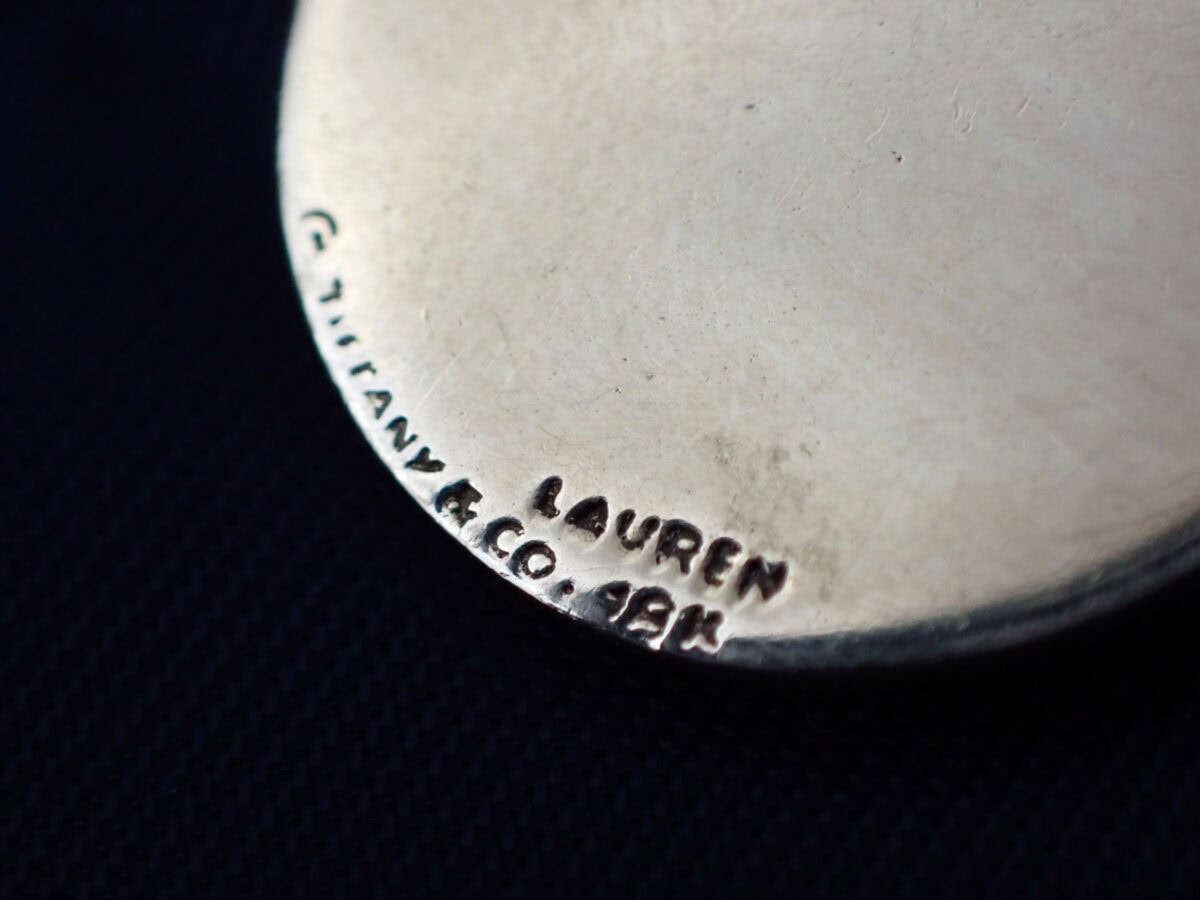 004 Tiffany & Co. for Ralph Lauren ティファニー ラルフローレン Wネーム ペンダント ネックレス 18Kイエローゴールド 1970年代