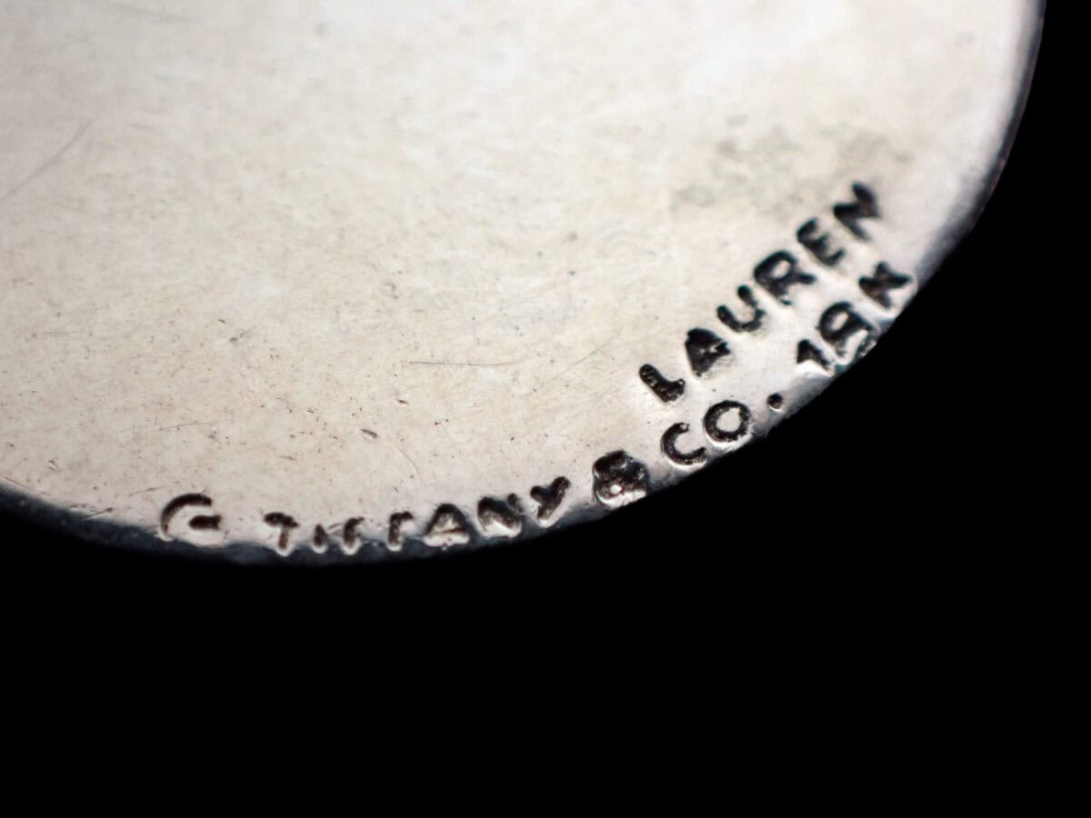 005 Tiffany & Co. for Ralph Lauren ティファニー ラルフローレン Wネーム ペンダント ネックレス 18Kイエローゴールド 1970年代