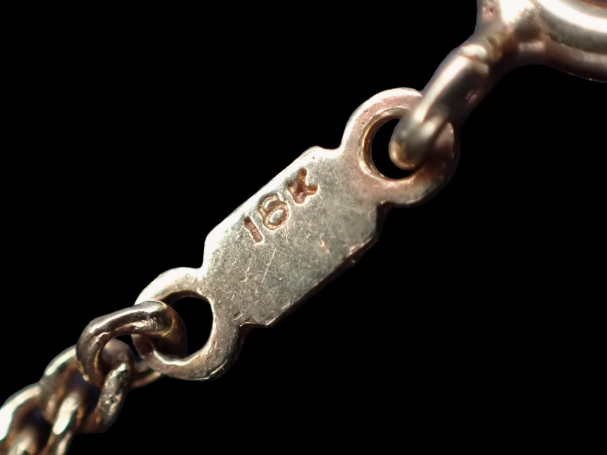 007 Tiffany & Co. for Ralph Lauren ティファニー ラルフローレン Wネーム ペンダント ネックレス 18Kイエローゴールド 1970年代