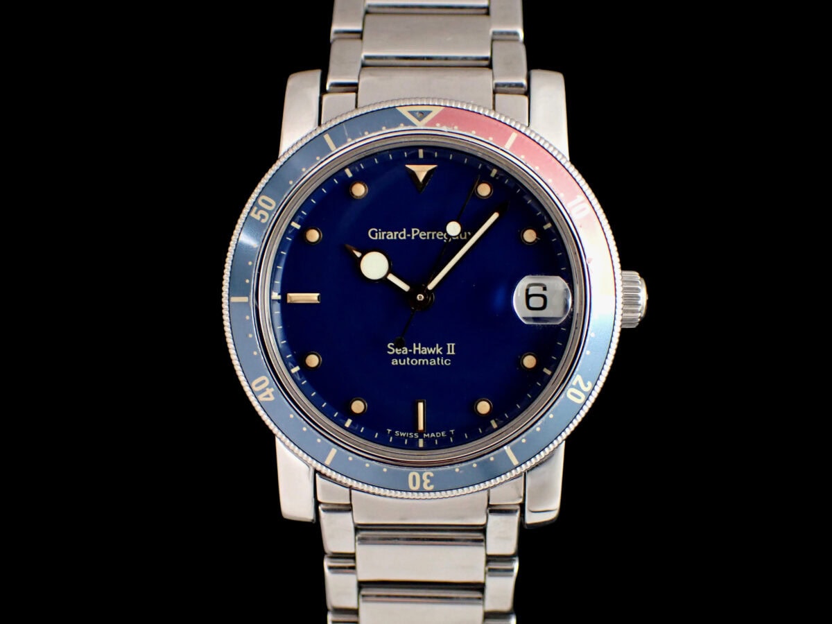 GIRARD-PERREGAUX Sea Hawk II ジラール・ペルゴ シーホークII 77530.1.11.440 ブルー文字盤 Cal.220 自動巻き