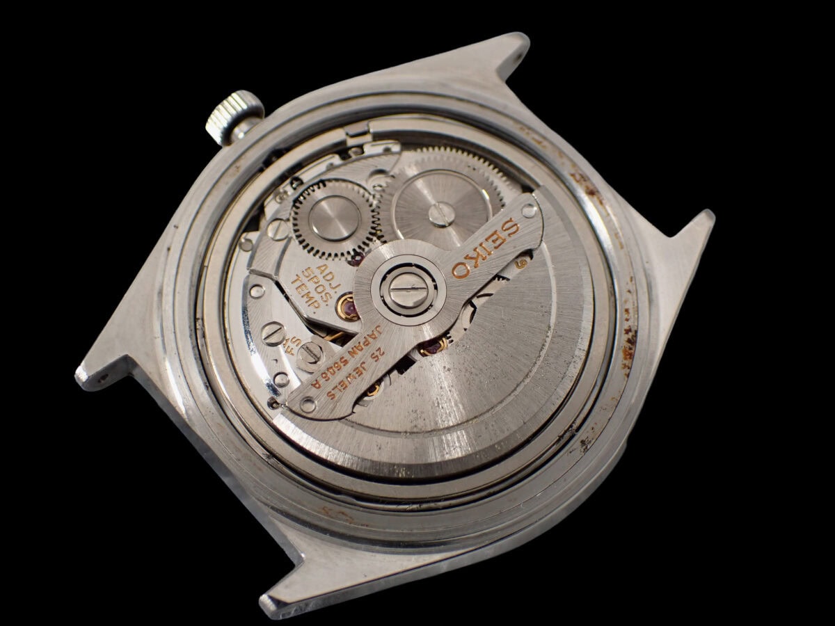 001 SEIKO Grand Seiko 56GS セイコー グランドセイコー 56GS 5646-7010 ネイビー文字盤 自動巻き BOX付き 1972年製