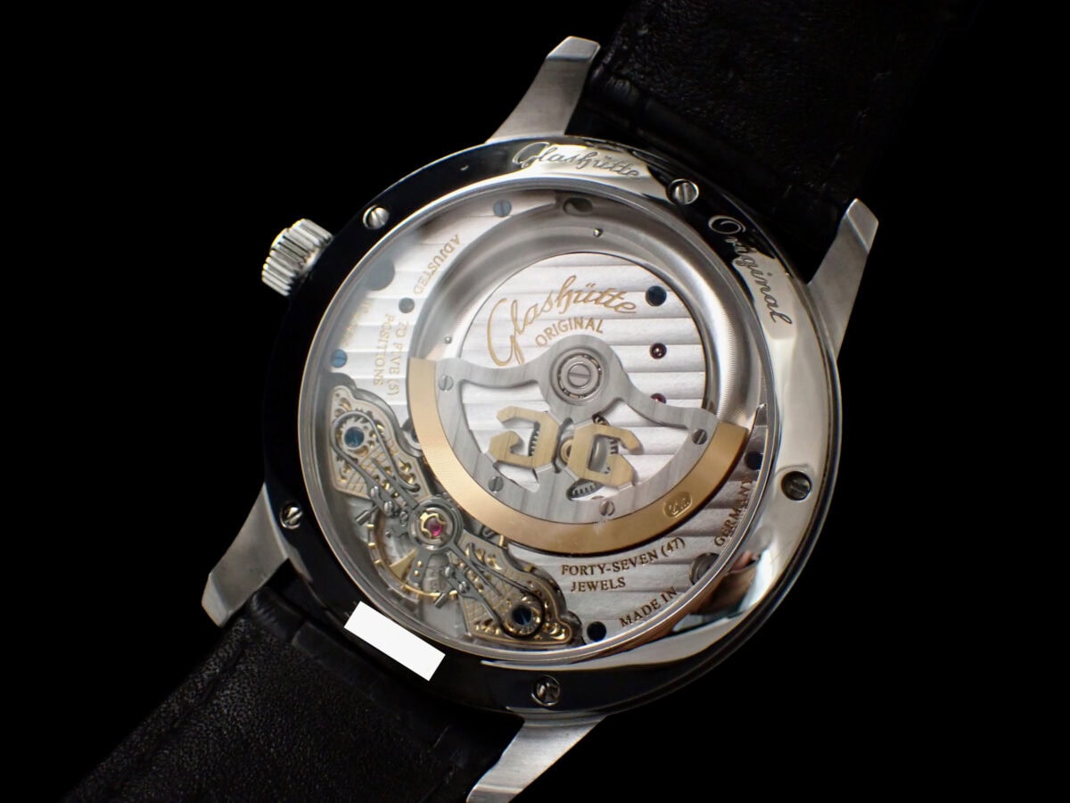002 Glashutte Original PanoMaticLunar グラスヒュッテ・オリジナル パノマティックルナ 1-90-02-42-32-01 シルバー文字盤 パノラマデイト&ムーンフェイズ
