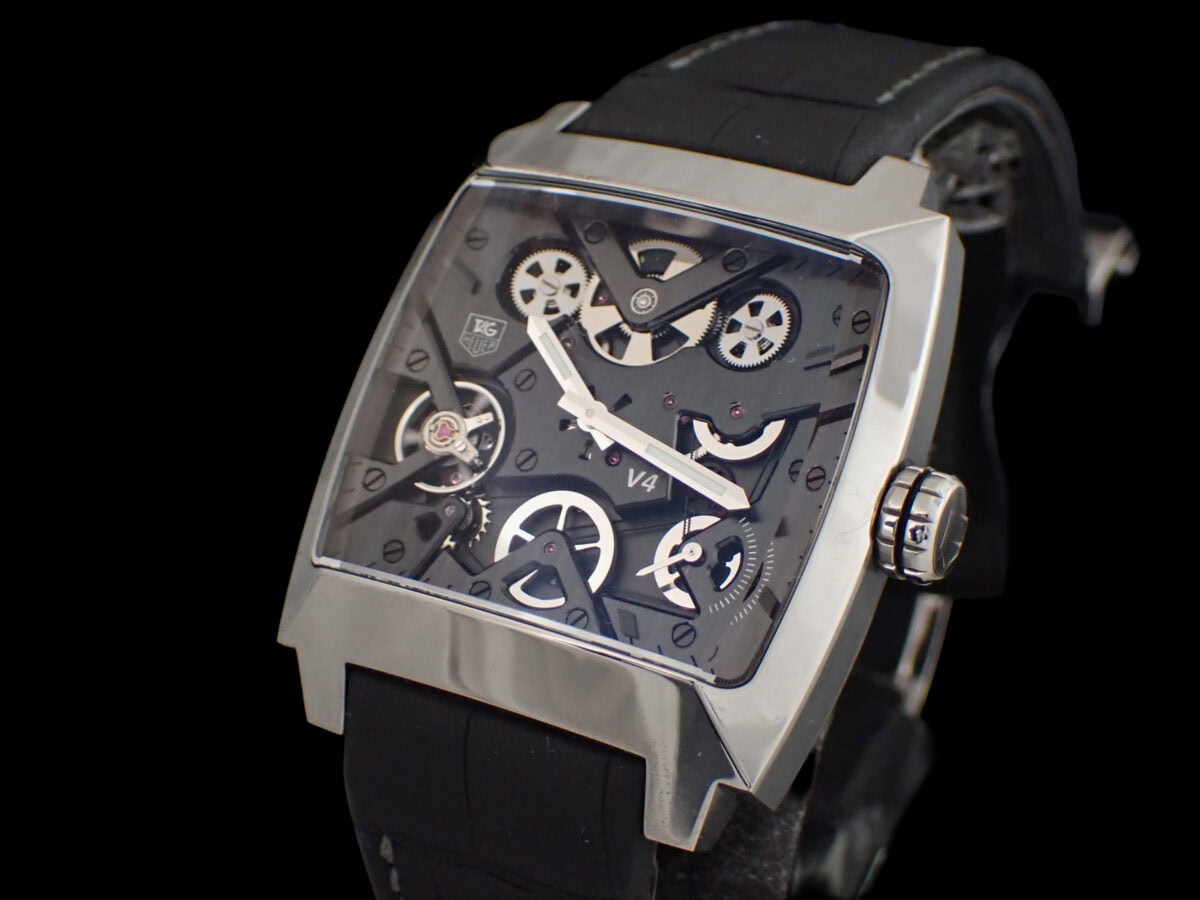 002 TAG HEUER Monaco V4 Titanium & Ceramic タグ・ホイヤー モナコ V4 チタニウム&セラミック WAW2080.FC6288 自動巻き ベルト駆動 リニアマス