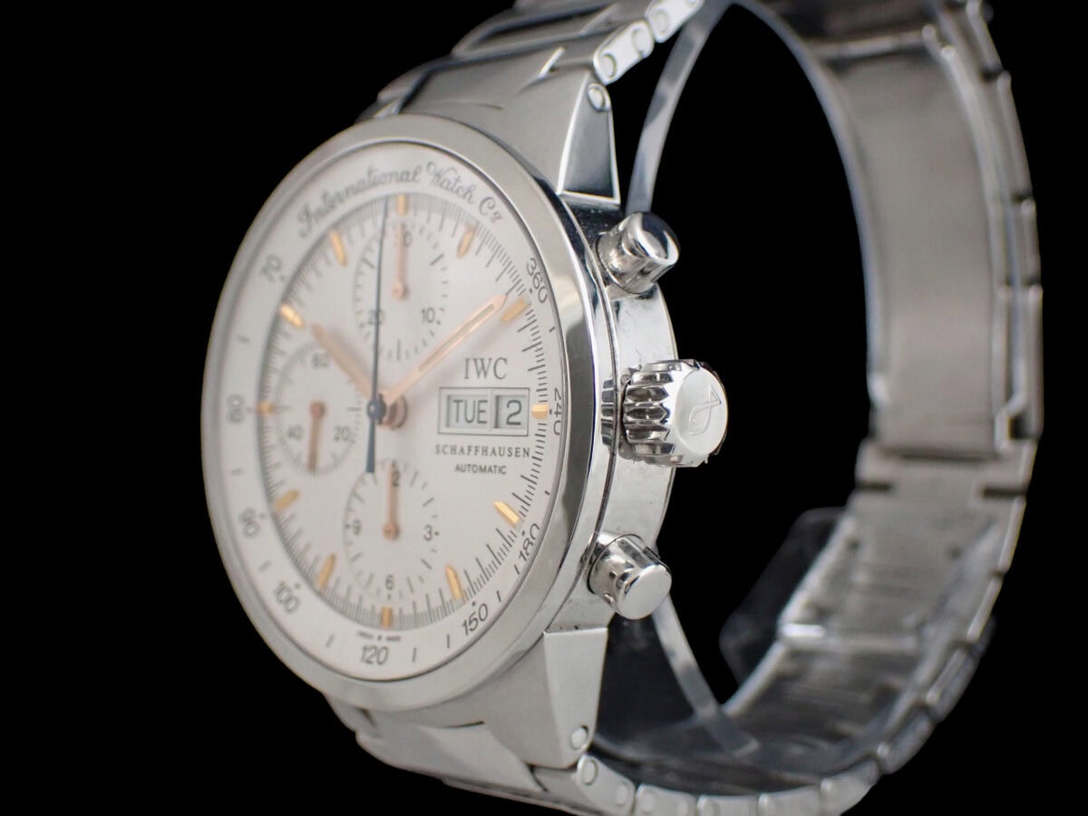 002 IWC GST Chronograph White Dial GSTクロノグラフ Ref. IW370713 白文字盤 ステンレススチール