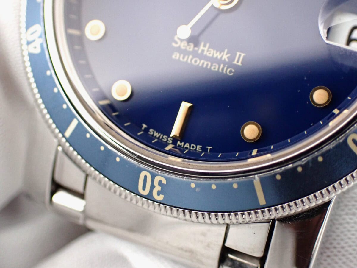 005 GIRARD-PERREGAUX Sea Hawk II ジラール・ペルゴ シーホークII 77530.1.11.440 ブルー文字盤 Cal.220 自動巻き