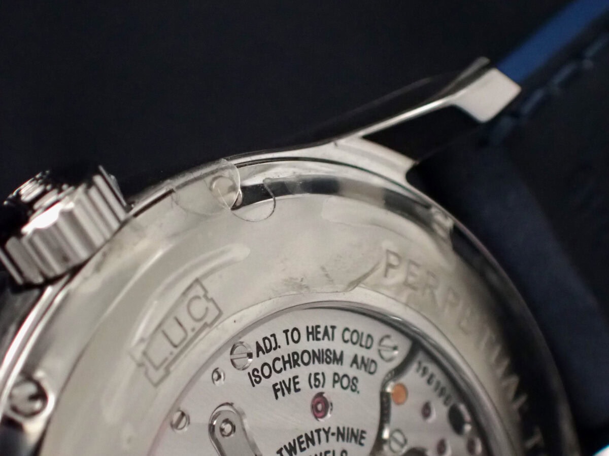 007 Chopard L.U.C Perpetual Twin ショパール L.U.C パーペチュアル ツイン 168561-3003 ブルー文字盤 ルーセントスティール 永久カレンダー