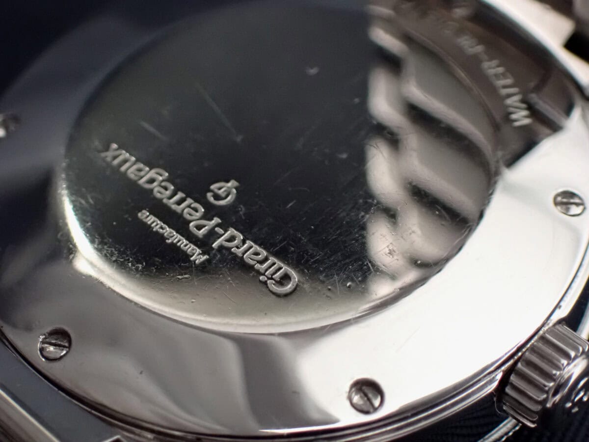 007 GIRARD-PERREGAUX Sea Hawk II ジラール・ペルゴ シーホークII 77530.1.11.440 ブルー文字盤 Cal.220 自動巻き