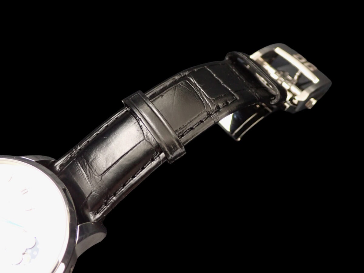 009 Glashutte Original PanoMaticLunar グラスヒュッテ・オリジナル パノマティックルナ 1-90-02-42-32-01 シルバー文字盤 パノラマデイト&ムーンフェイズ