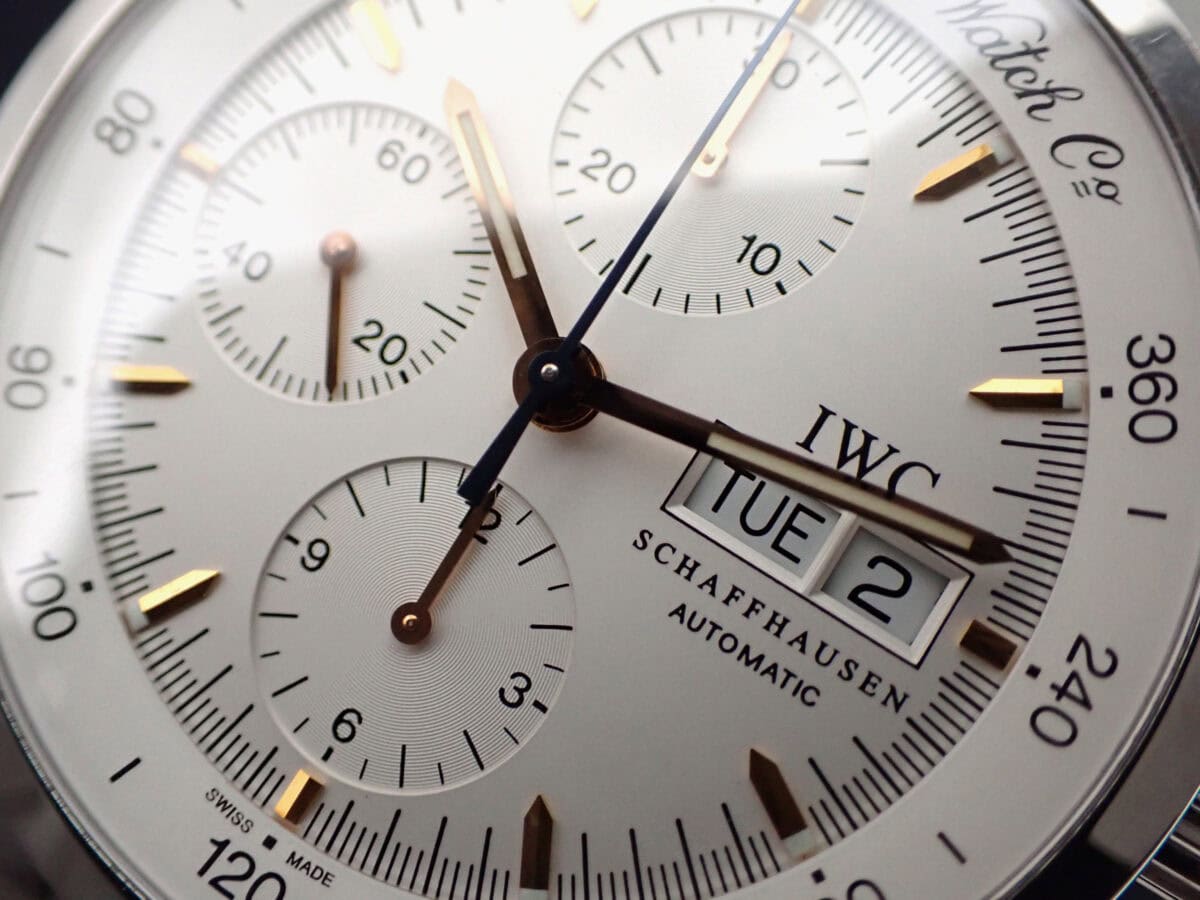 009 IWC GST Chronograph White Dial GSTクロノグラフ Ref. IW370713 白文字盤 ステンレススチール