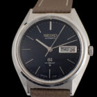 01 SEIKO Grand Seiko 56GS セイコー グランドセイコー 56GS 5646-7010 ネイビー文字盤 自動巻き BOX付き 1972年製