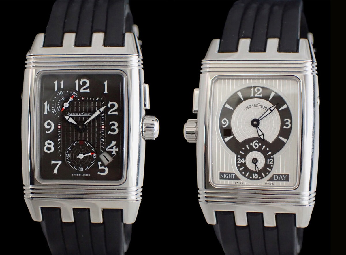 ジャガー・ルクルト レベルソ グランスポール デュオ 295.8.51 / Q2948102 メンテナンス中 Jaeger-LeCoultre Reverso Gran'Sport Duo ジャガー・ルクルト レベルソ グランスポール デュオ 295.8.51 / Q2948102 手巻き ラバーベルト