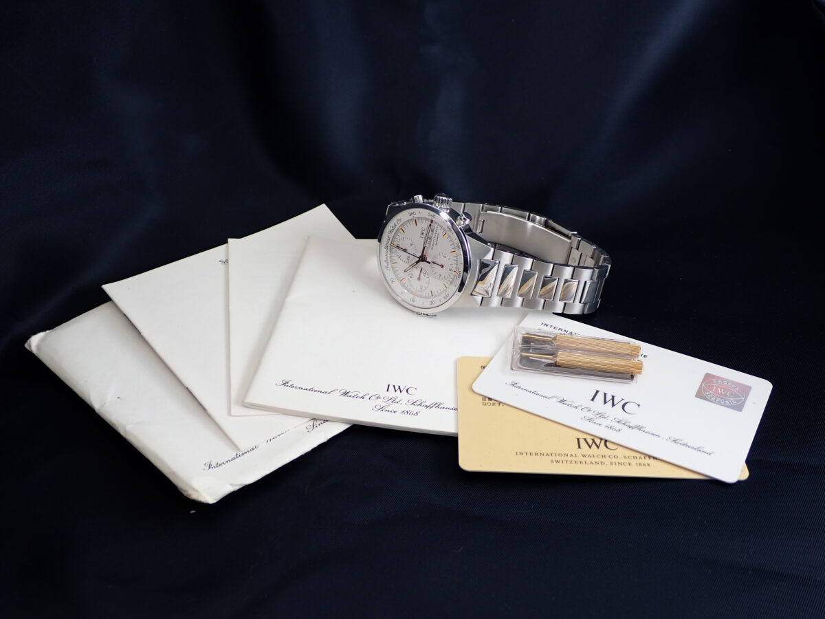 010 IWC GST Chronograph White Dial GSTクロノグラフ Ref. IW370713 白文字盤 ステンレススチール