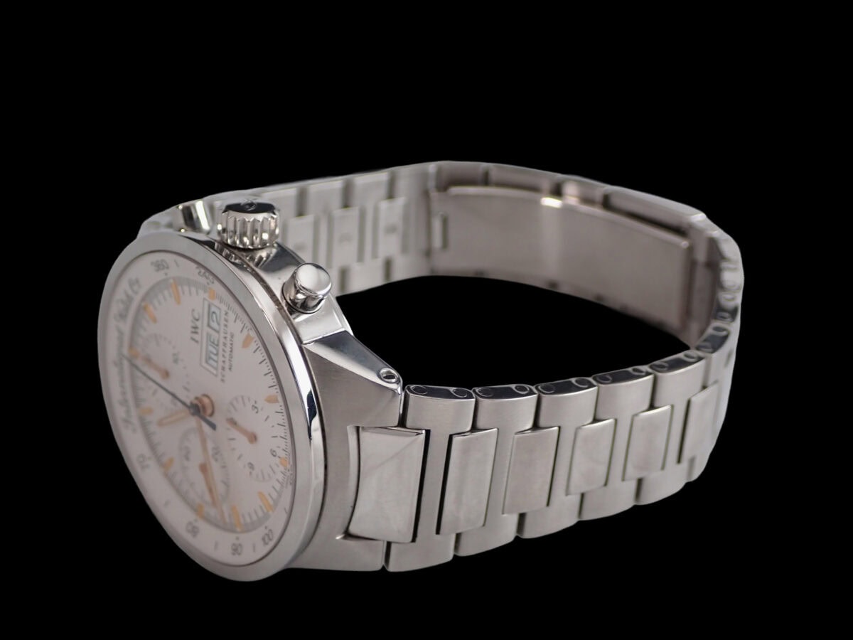011 IWC GST Chronograph White Dial GSTクロノグラフ Ref. IW370713 白文字盤 ステンレススチール