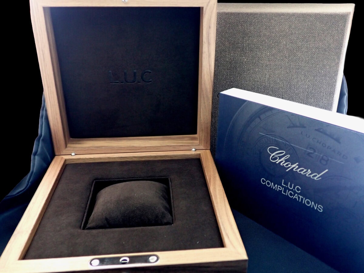 012 Chopard L.U.C Perpetual Twin ショパール L.U.C パーペチュアル ツイン 168561-3003 ブルー文字盤 ルーセントスティール 永久カレンダー