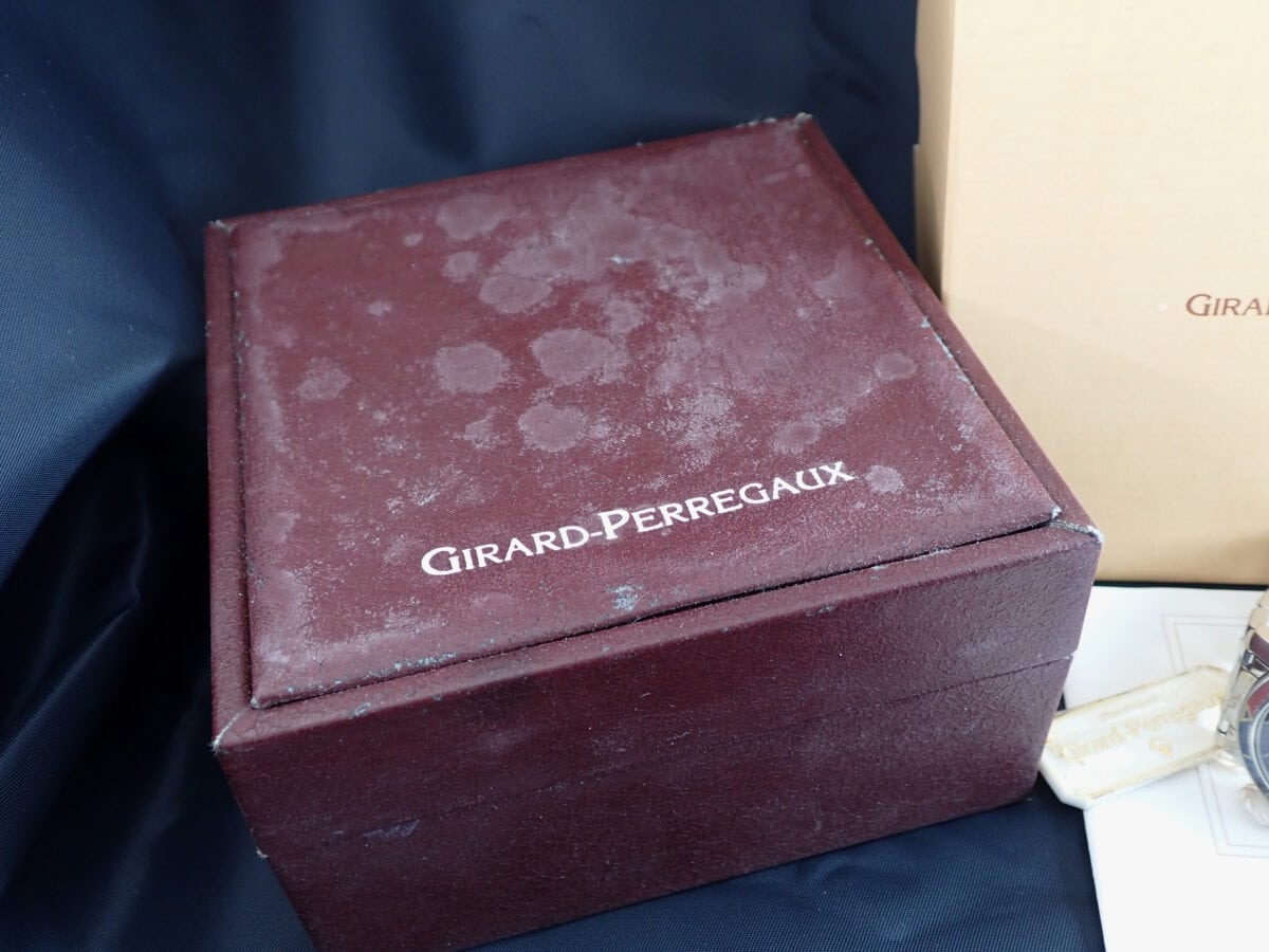 017 GIRARD-PERREGAUX Sea Hawk II ジラール・ペルゴ シーホークII 77530.1.11.440 ブルー文字盤 Cal.220 自動巻き