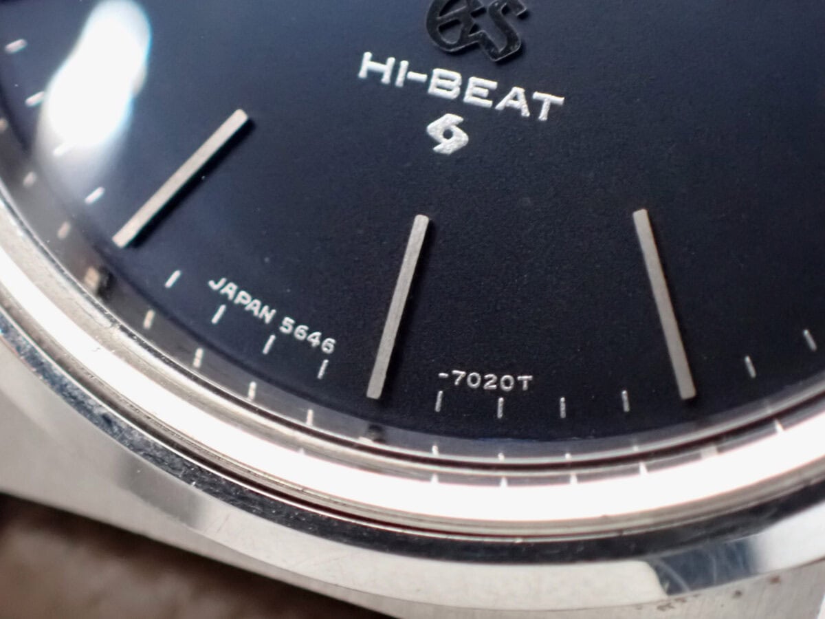 03 SEIKO Grand Seiko 56GS セイコー グランドセイコー 56GS 5646-7010 ネイビー文字盤 自動巻き BOX付き 1972年製