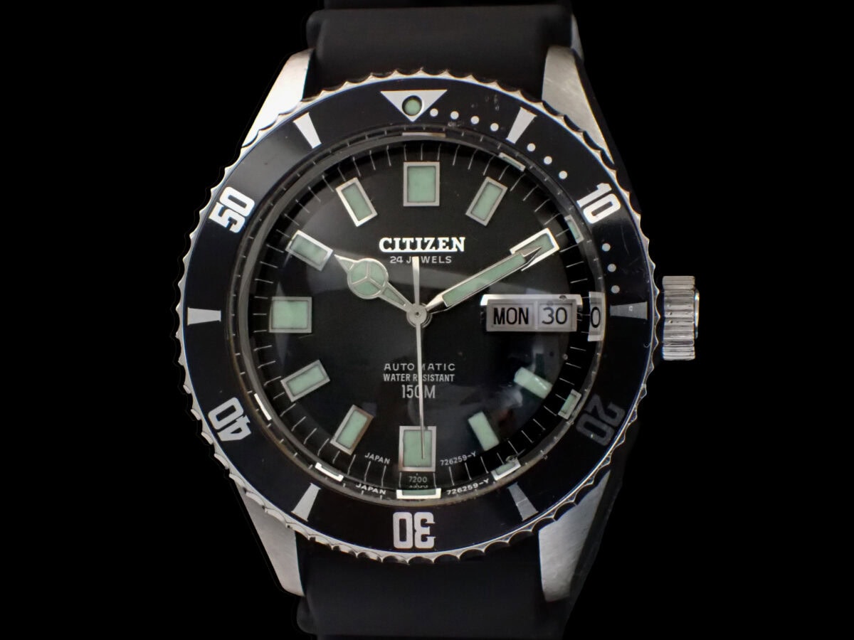 CITIZEN Leopard Diver シチズン レオパール ダイバー 150m デイデイト ハイビート Cal.7210 Ref.4-722710Y（1973年製）