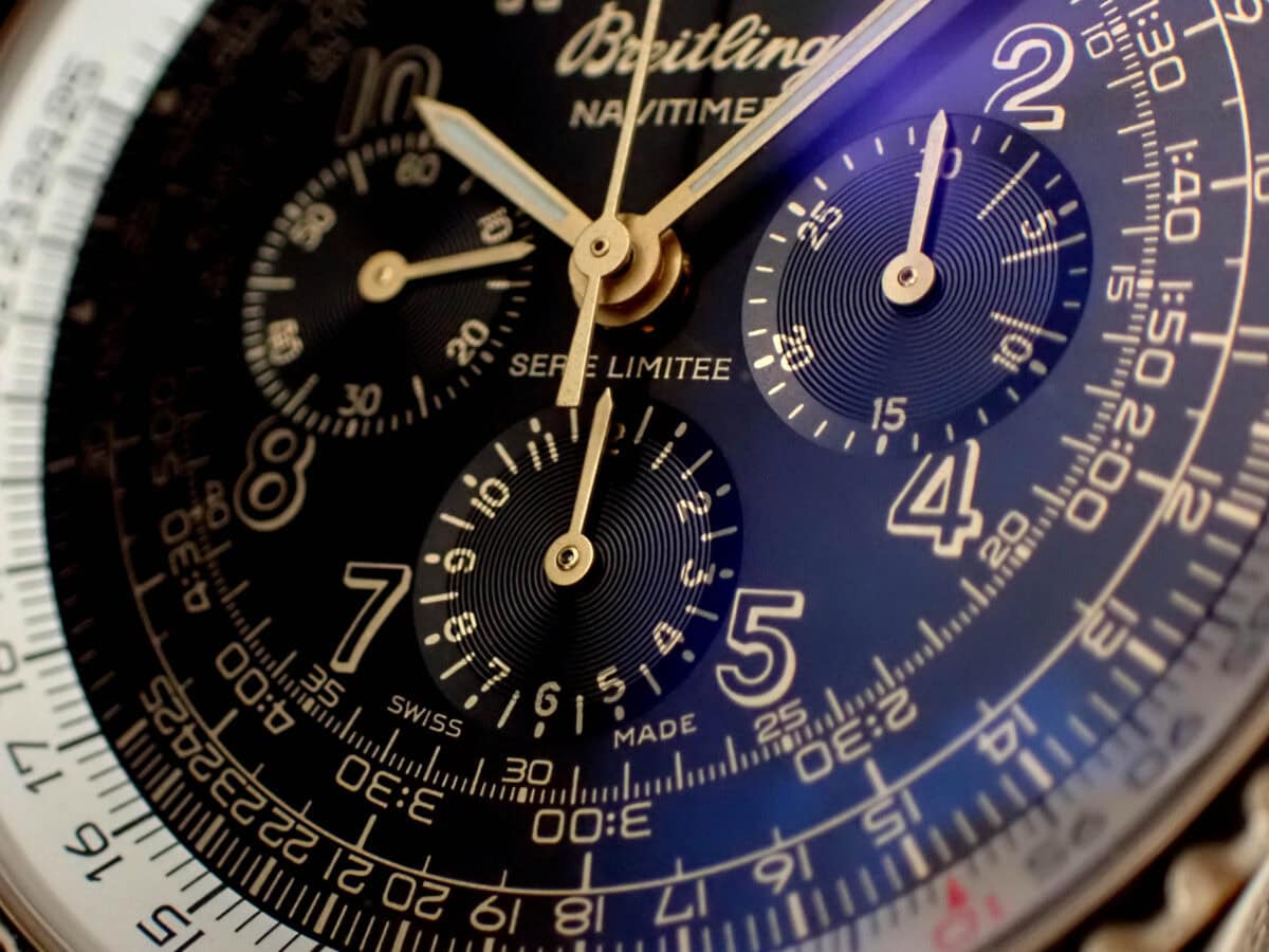 002 BREITLING Navitimer 50s Japan Limited 100 ブライトリング ナビタイマー メカニック50s 日本限定100本 K120BNMFBA 18KYG ブラック文字盤