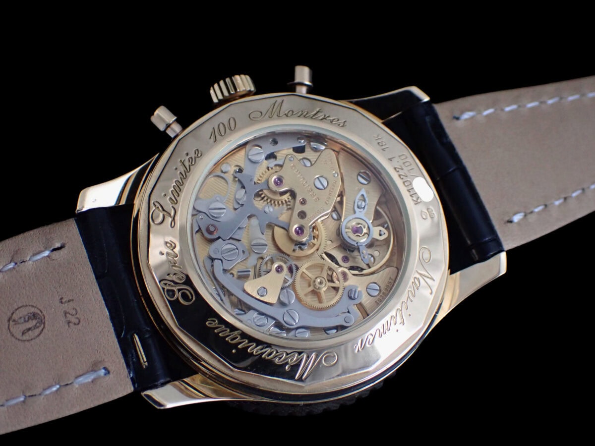 004 BREITLING Navitimer 50s Japan Limited 100 ブライトリング ナビタイマー メカニック50s 日本限定100本 K120BNMFBA 18KYG ブラック文字盤