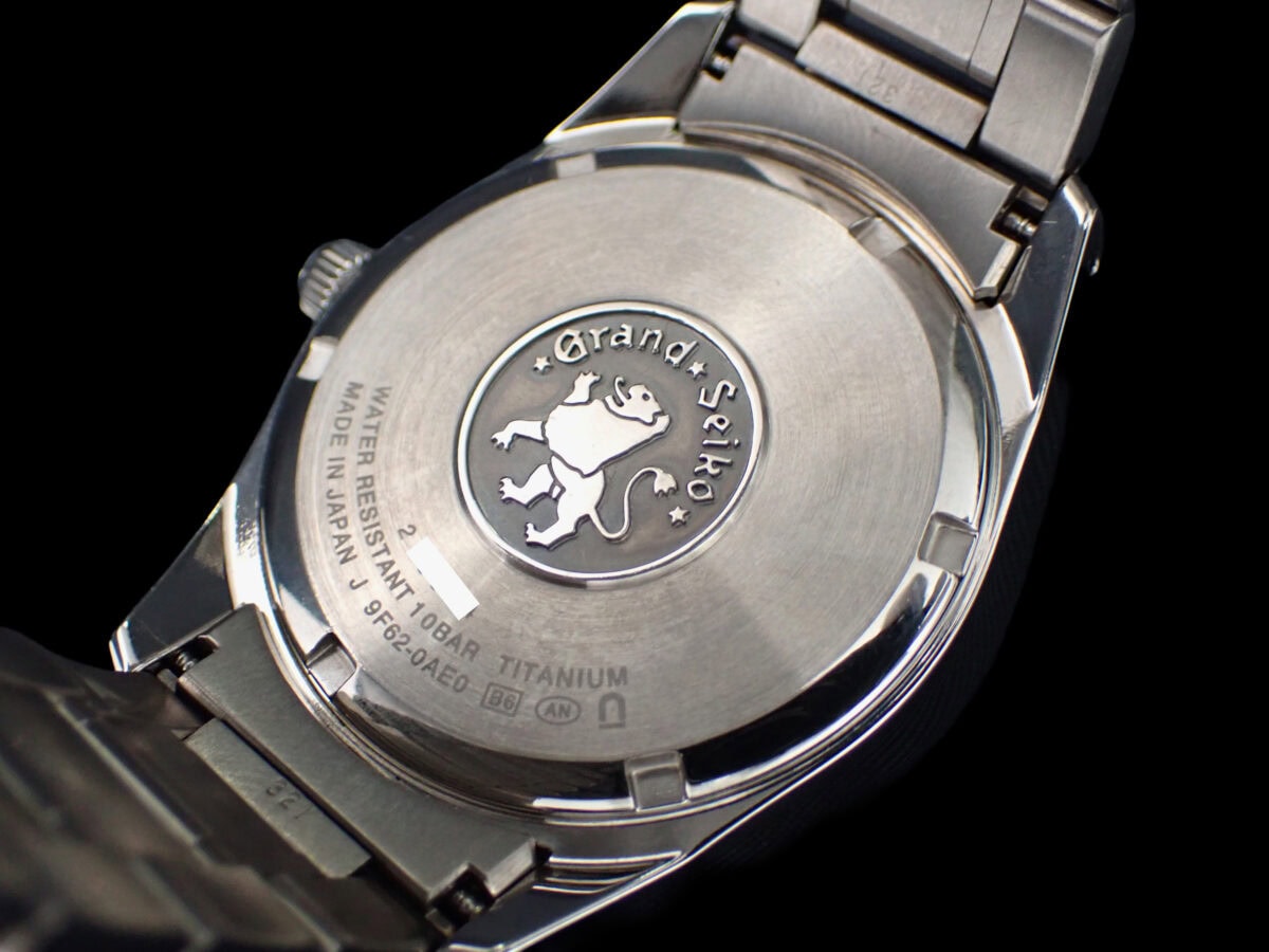 005 Grand Seiko グランドセイコー SBGX069 9F62-0AE0 ブラックダイヤル チタン クオーツ