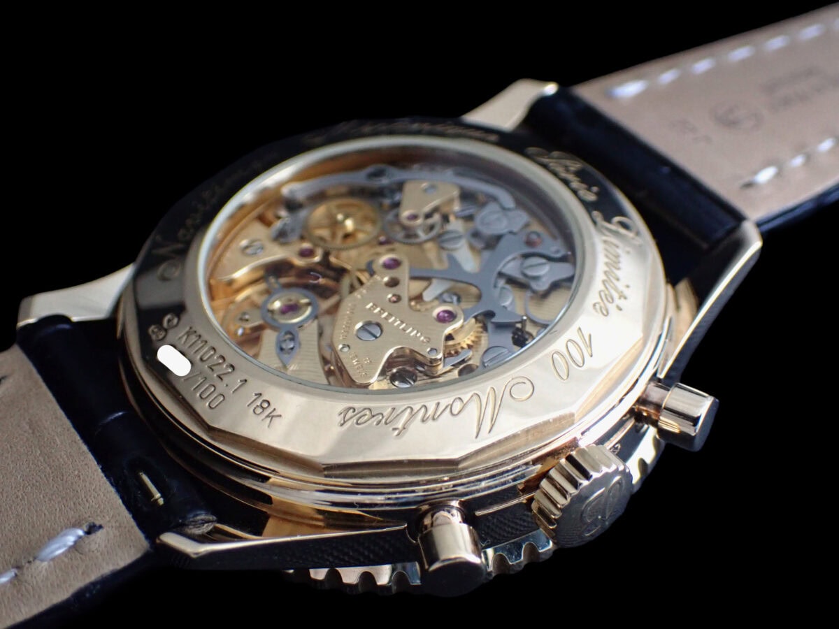 007 BREITLING Navitimer 50s Japan Limited 100 ブライトリング ナビタイマー メカニック50s 日本限定100本 K120BNMFBA 18KYG ブラック文字盤